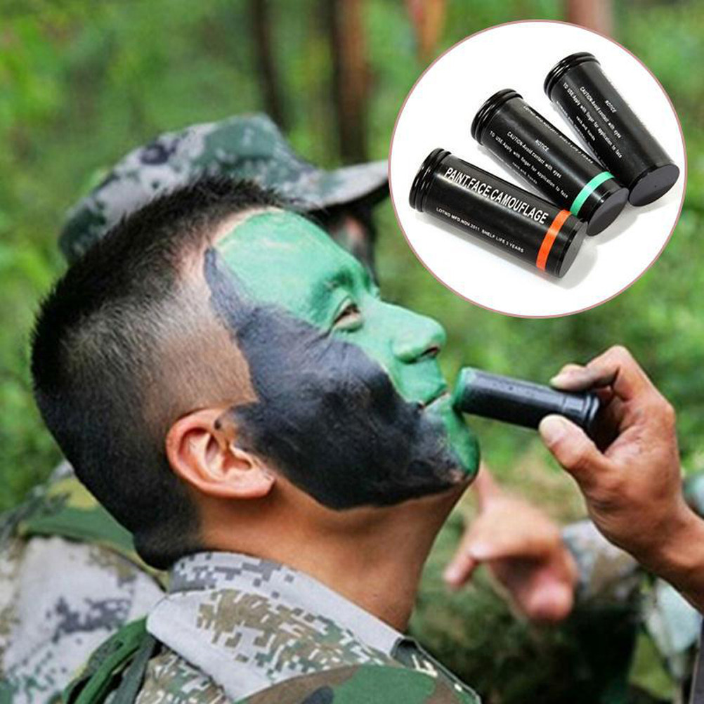 طقم طلاء وجه مموه مكون من 3 قط - مراجعة Camo Face Paint وسعره